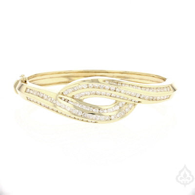 Vintage Diamond Gold Cuff