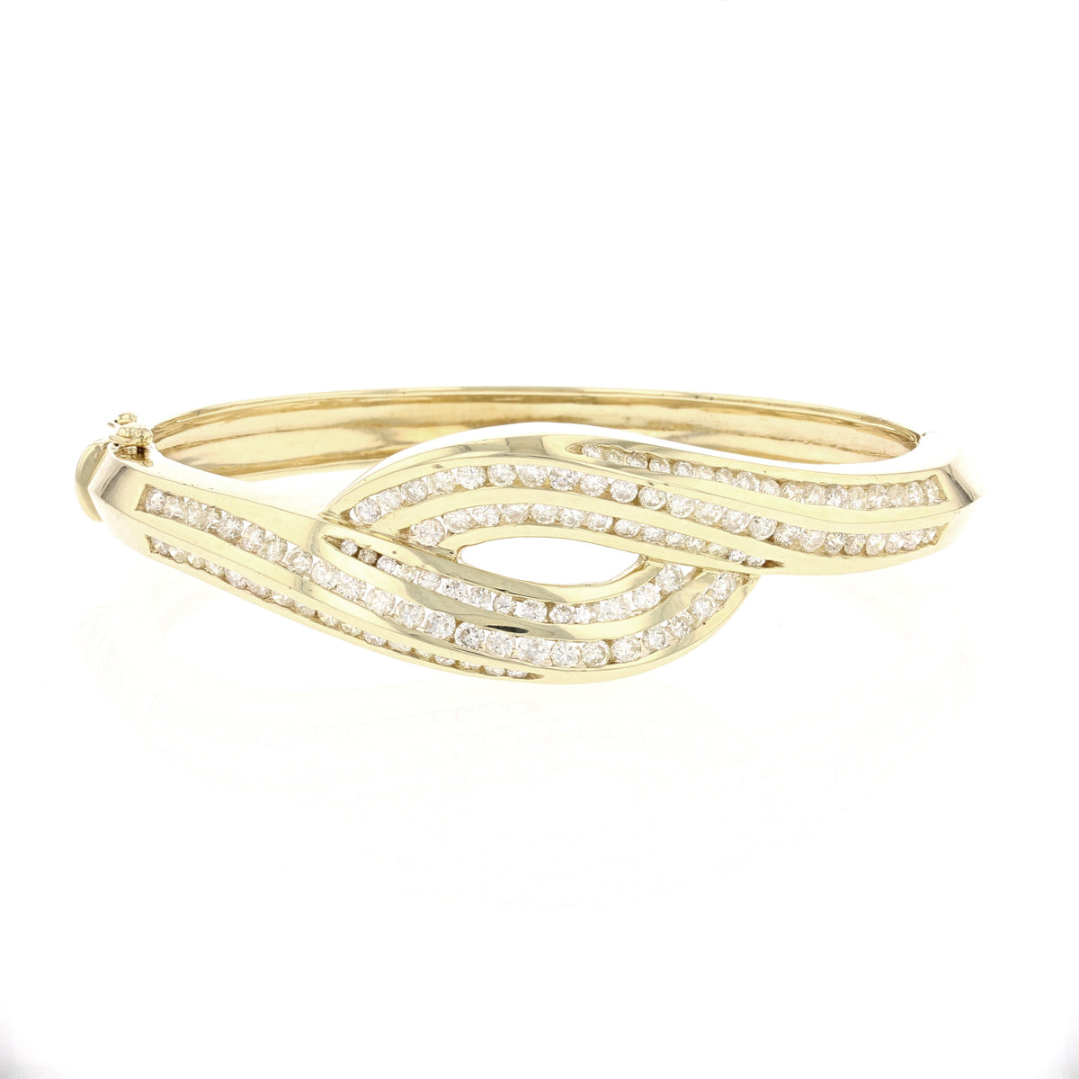 Vintage Diamond Gold Cuff