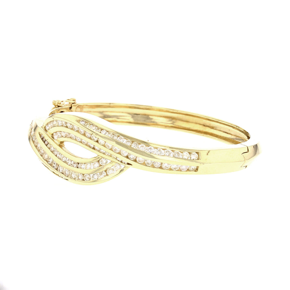 Vintage Diamond Gold Cuff