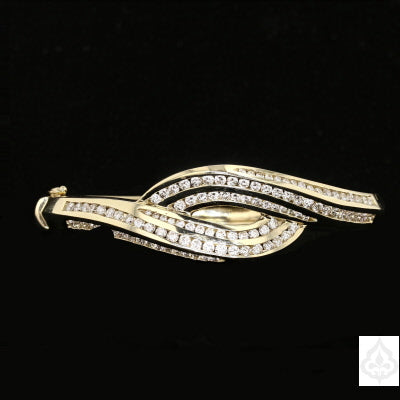 Vintage Diamond Gold Cuff