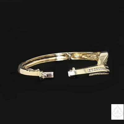 Vintage Diamond Gold Cuff