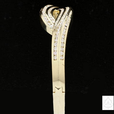Vintage Diamond Gold Cuff