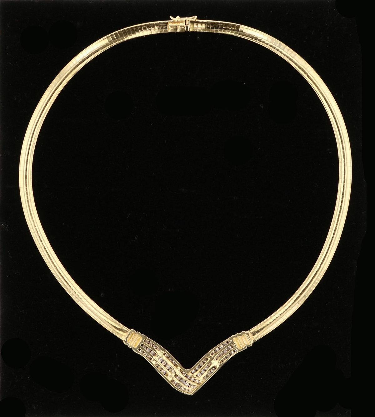 Vintage Diamond Gold Necklace