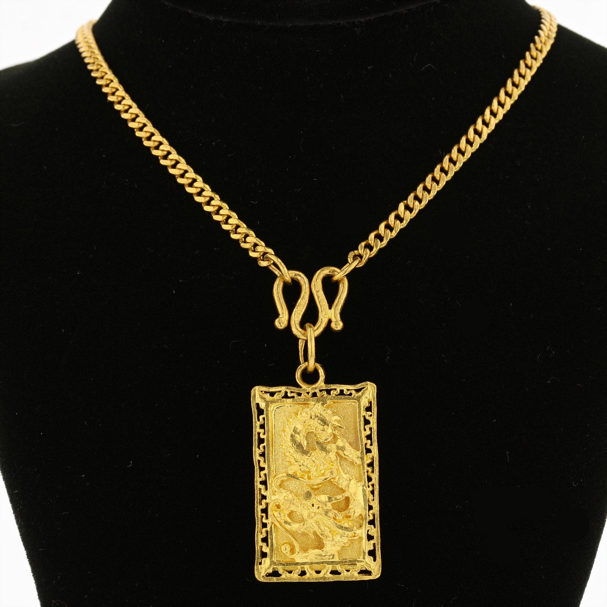 24k dragon pendant discount