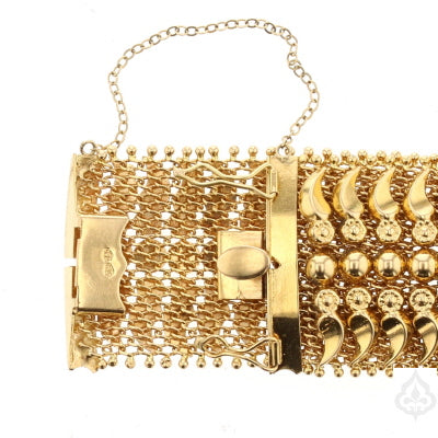 Handmade Vintage Gold Bracelet