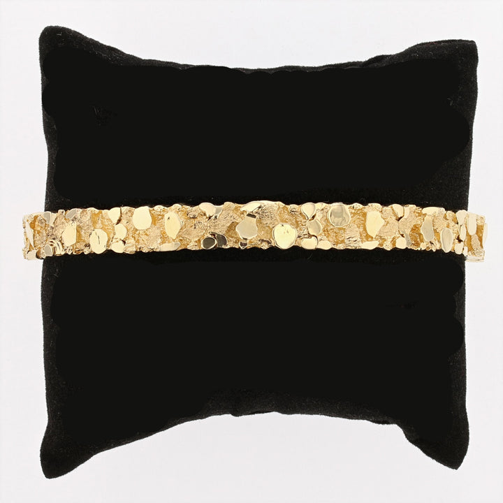 7.5" Gold Nugget Bracelet