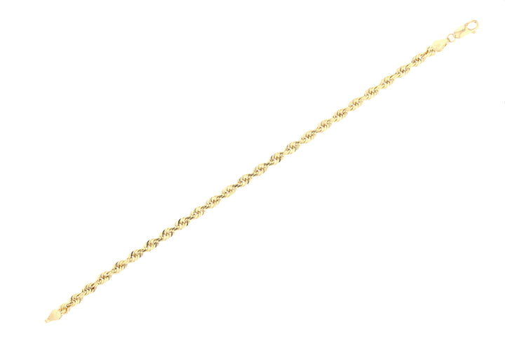 7.5" Gold Rope Bracelet