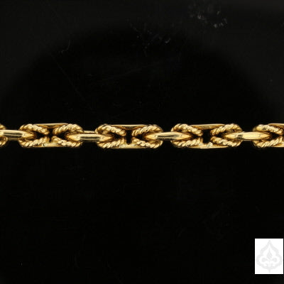 30" Textured Link Gold Chain  Germany Made