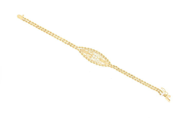 7" 14K  Gold  Bracelet