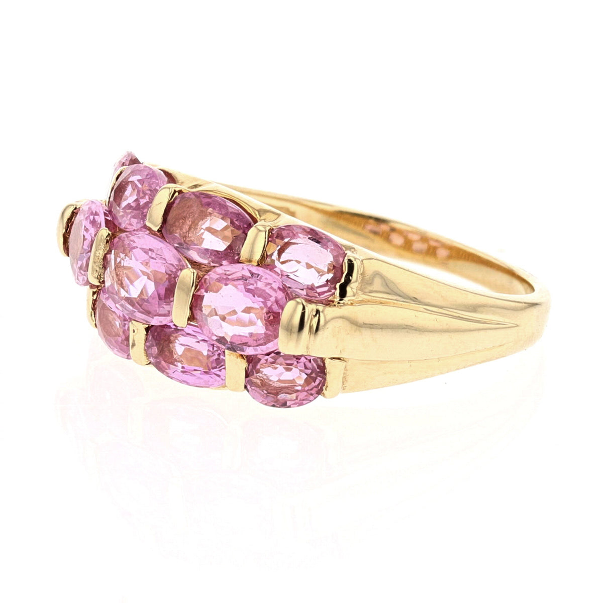 14K Gold Pink Sapphire Ring
