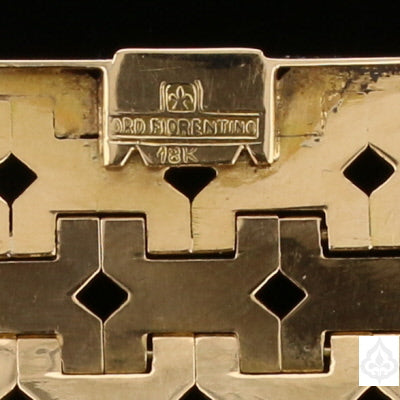 7" Geometric Gold Bracelet