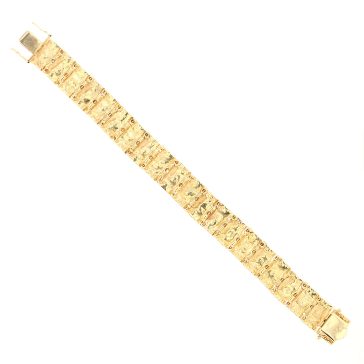 8" Gold Nugget Bracelet