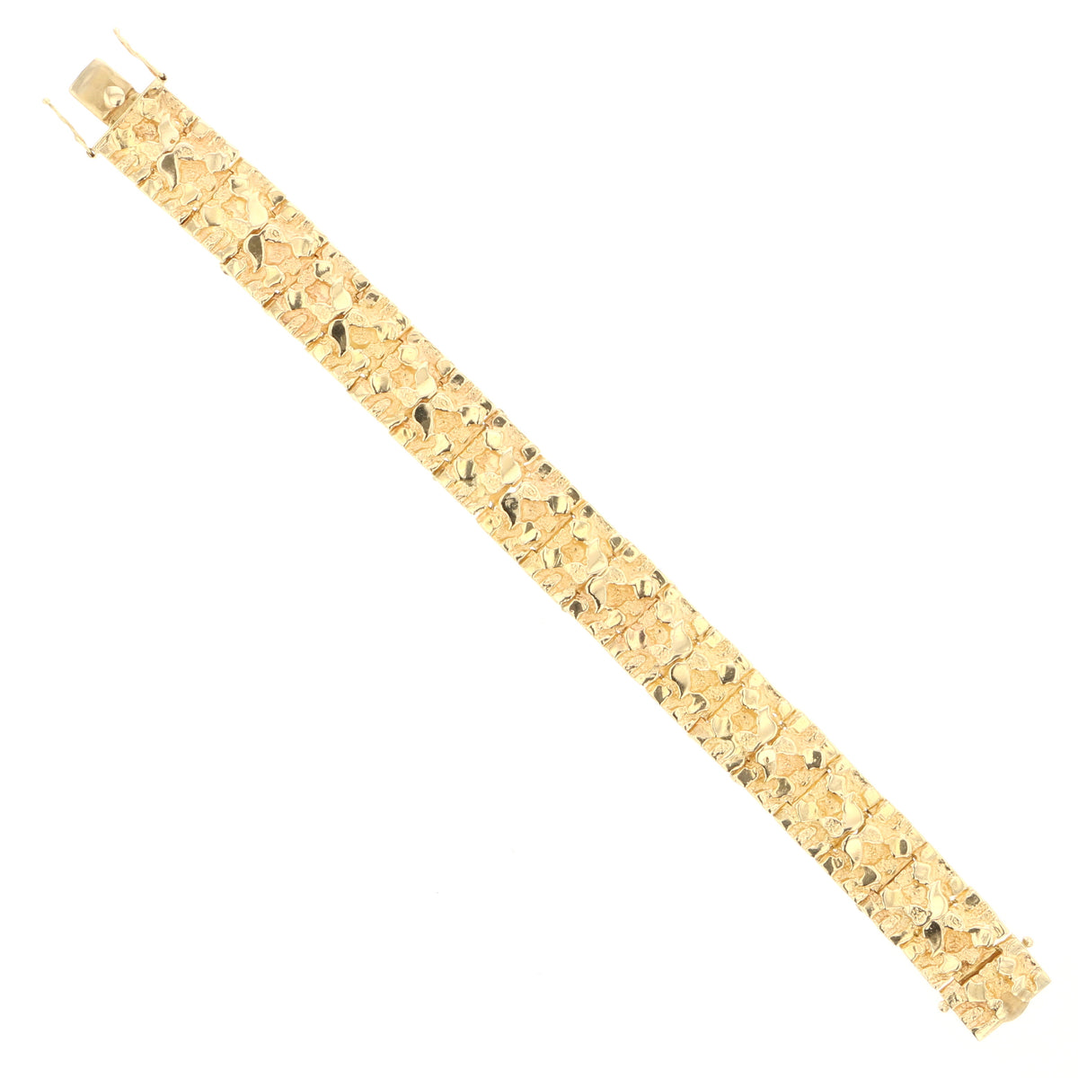 8" Gold Nugget Bracelet