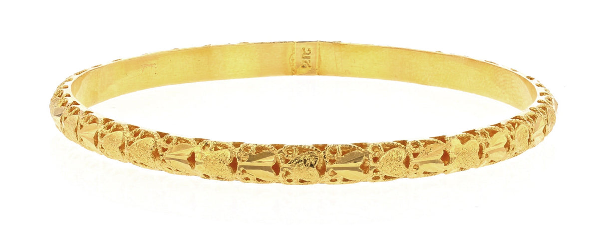 21K Gold Bangle.