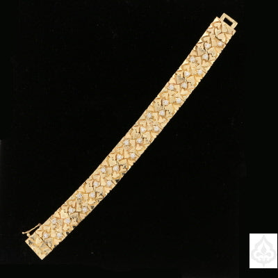 Nugget heart Diamond Bracelet