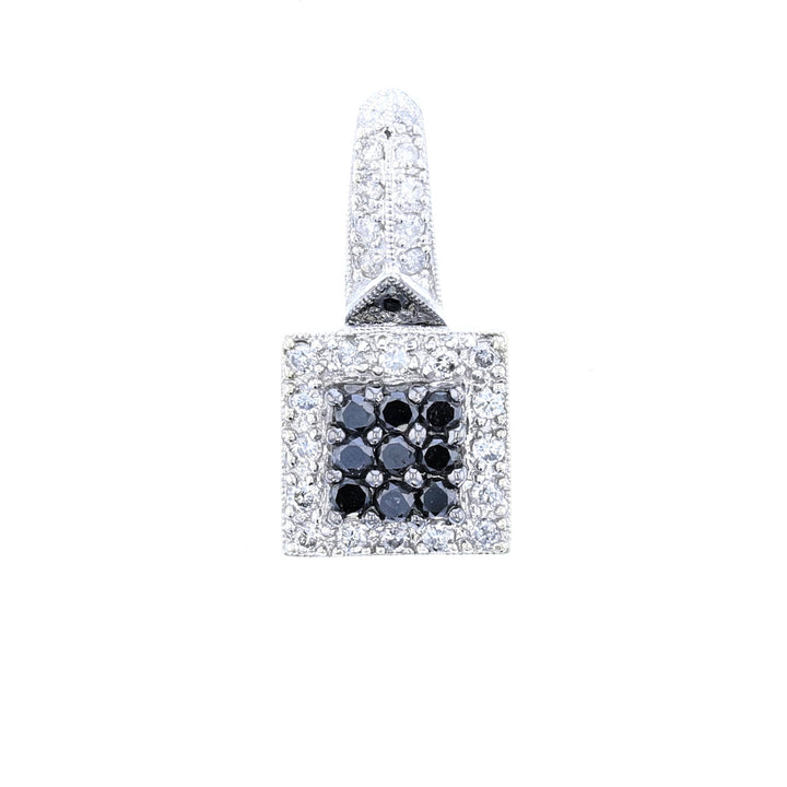 Black n White Diamond Pendant   891771