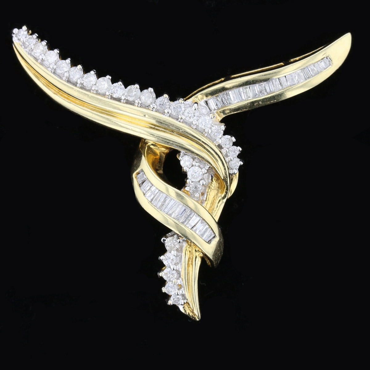 Vintage Diamond Gold Pendant