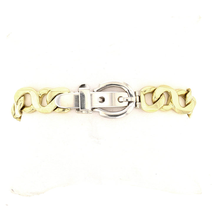 2 Tone Buckle Bracelet