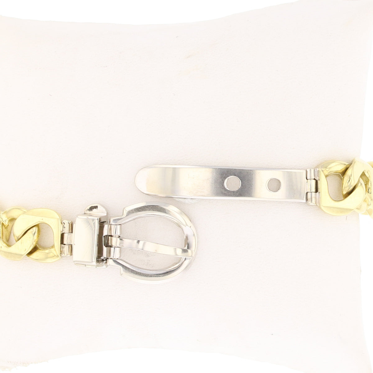 2 Tone Buckle Bracelet