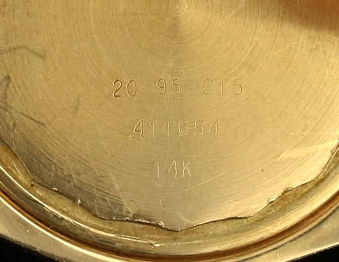 14kt Gold Concord Florentine Band Watch