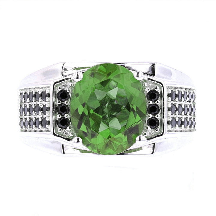 VooDooStone Men's Sterling Silver Oval Ring