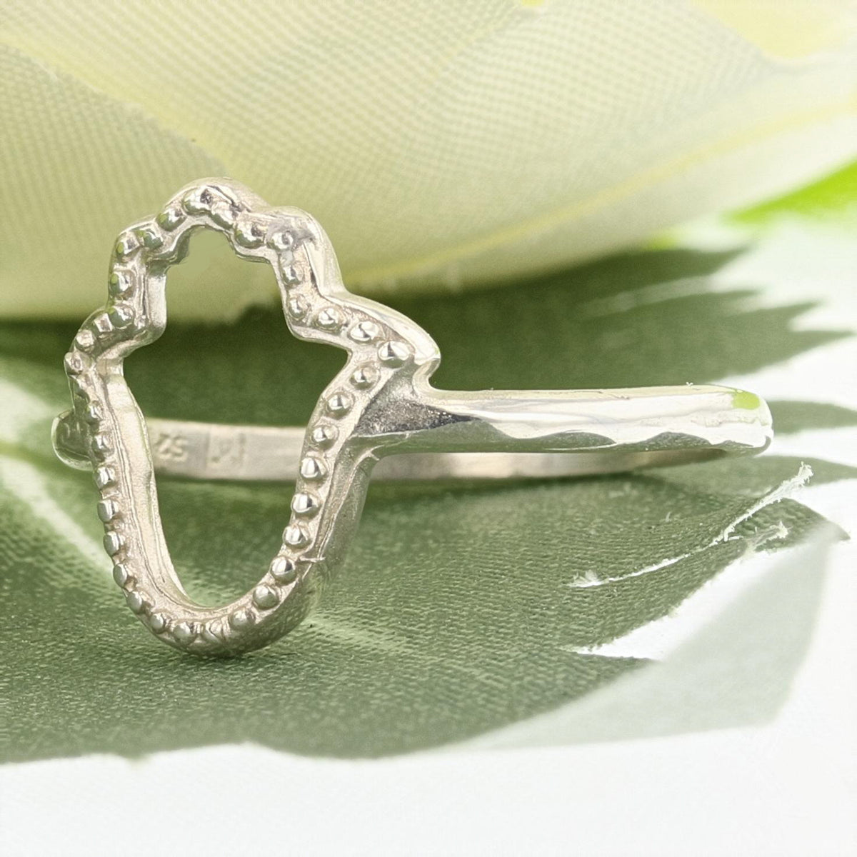 Sterling Silver Hamsa Ring