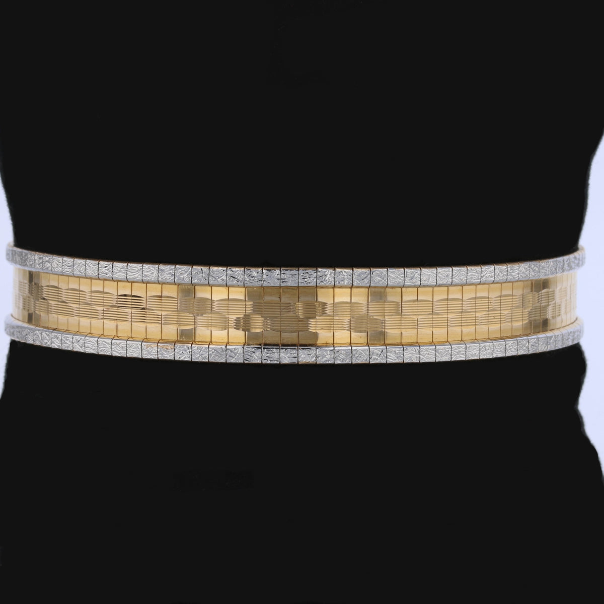 2 Sided Diamond Cut Bracelet   892989