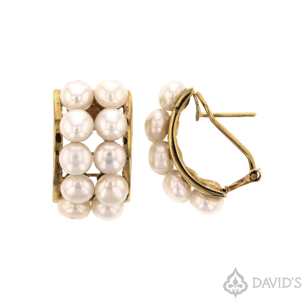Akoya Pearl Earrings - David's Antiques & Jewelry