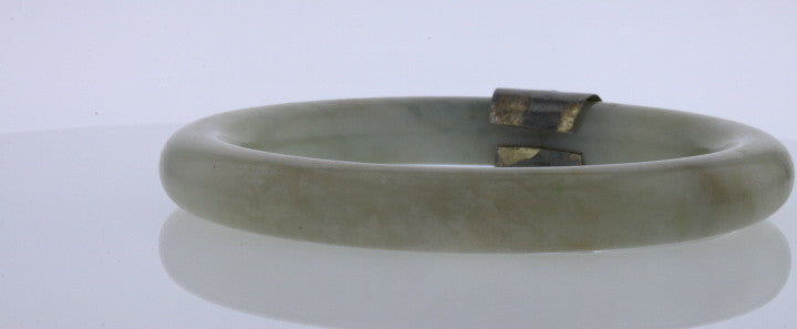 Antique Jadeite Jade Bangle - David's Antiques & Jewelry