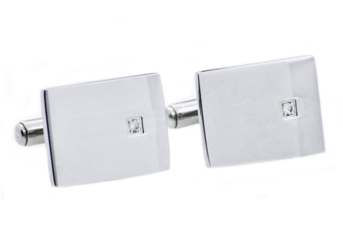 Round in Rectangle Cufflinks