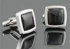 Soft Square Onyx Cufflinks - David's Antiques & Jewelry