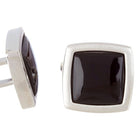 Soft Square Onyx Cufflinks - David's Antiques & Jewelry