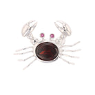 Garnet & Ruby Crab Pendant - David's Antiques & Jewelry
