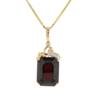 Emerald Garnet Pendant - David's Antiques & Jewelry
