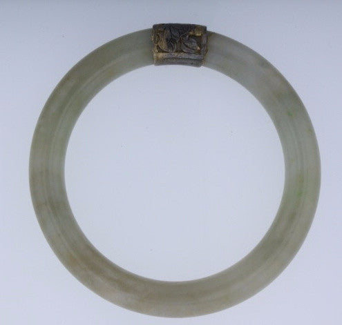 Antique Jadeite Jade Bangle - David's Antiques & Jewelry