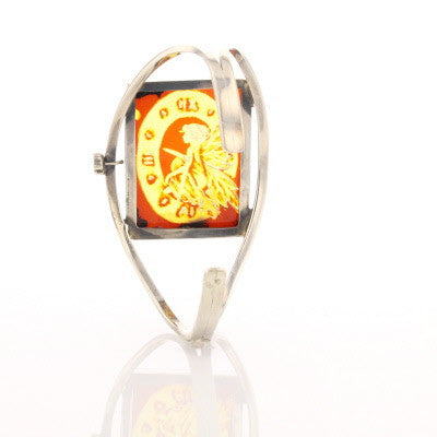 Carved Amber Cuff - David's Antiques & Jewelry