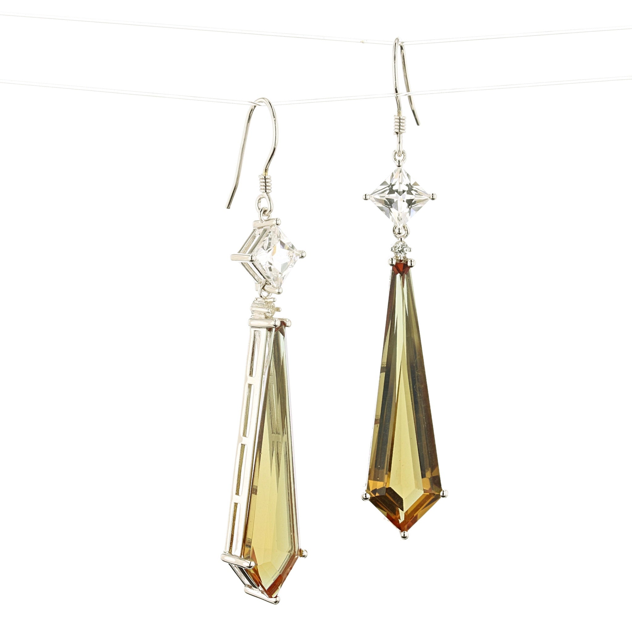 VooDooStone Show Stoppers -  Sterling Silver Earrings - David's Antiques & Jewelry